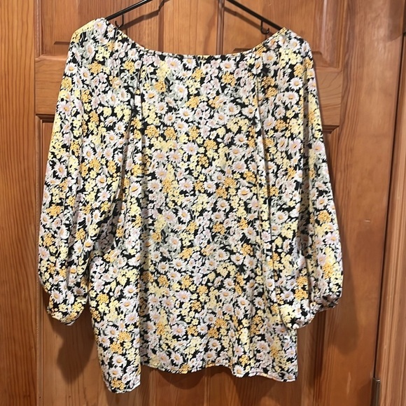 Sanctuary : Garden Valley V-neck Button Down Blouse NWT - Picture 4 of 8